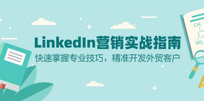 LinkedIn营销实战指南：快速掌握专业技巧，精准开发外贸客户-丛零网创