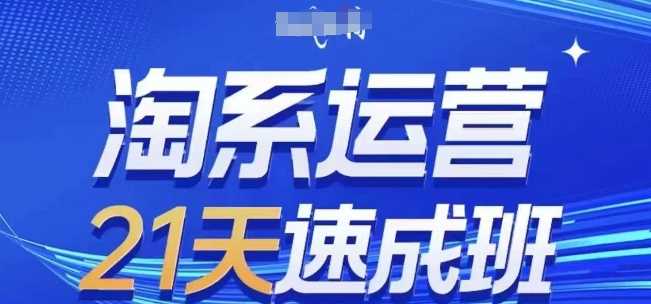 淘系运营21天速成班(更新24年10月)，0基础轻松搞定淘系运营，不做假把式-丛零网创